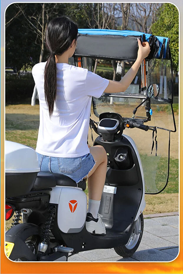 Motorsiklet Tentesi Siyah (Tüm Motorsikletlerle Uyumludur)